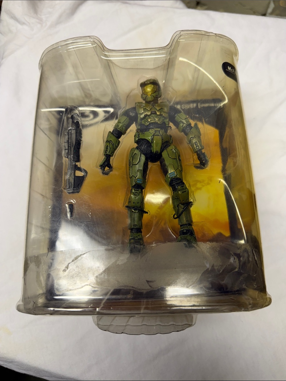 Green Armored Action Figure with Rifle